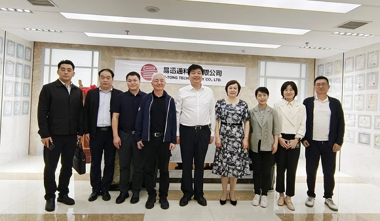 吴铁一行赴易迅通科技有限公司走访调研